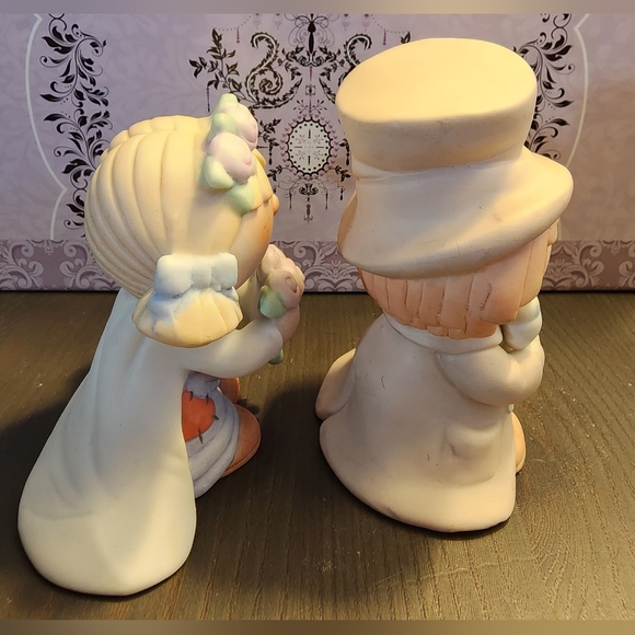 Bumpkins Bride & Groom Porcelaine Figurines - Picture 4 of 6